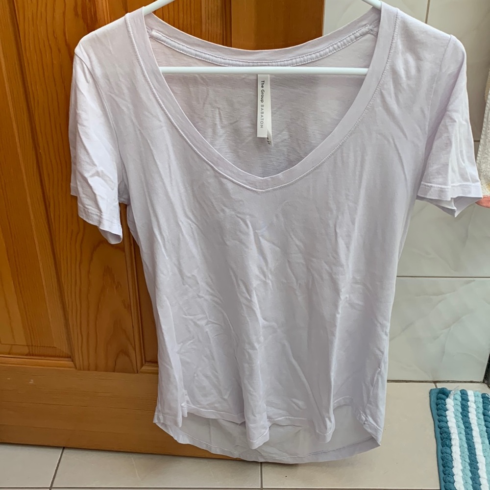 Foundation V-Neck Tshirt by Babaton